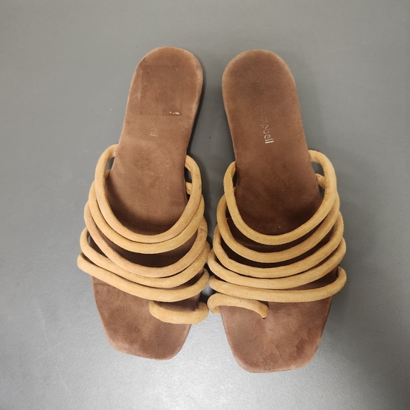 Jeffery Campbell Coniper Flat Sandals Suede Sz 8 - Picture 7 of 9